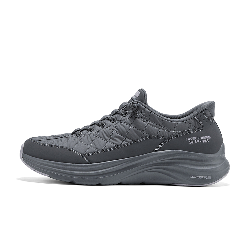 Skechers Slip ins Abrasion Resistant Casual Shoes Men's Charcoal Gray