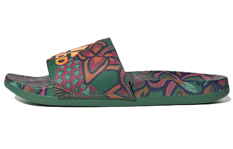 Adidas Adidas Wmns Adilette Comfort Slide 'Floral - Bold Green' Women's