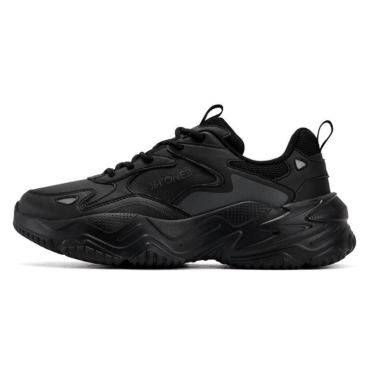 361° Mercury Cushioning Abrasion Resistant Low top Casual Shoes Men's Black Charcoal Gray