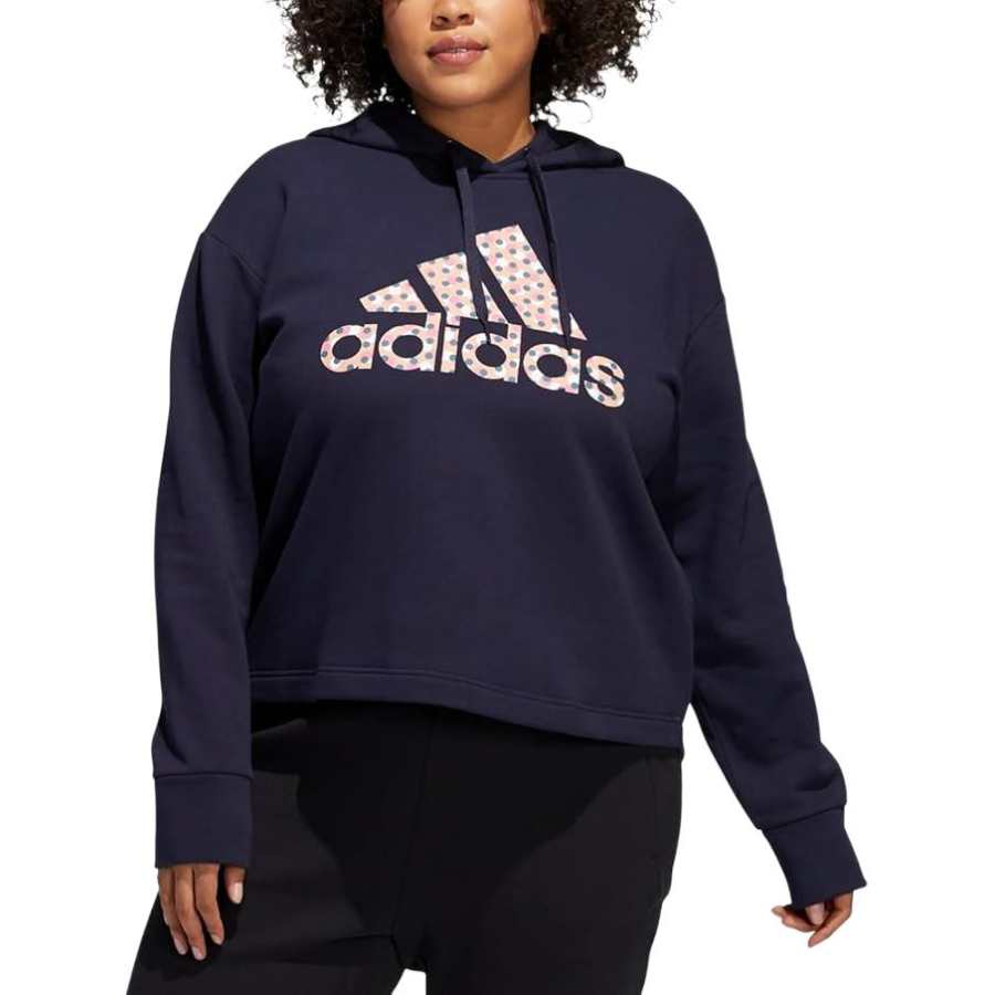 Adidas Adidas Sweatshirts Women's Navy Hooded Moderate