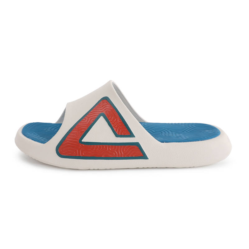 PEAK Tai Ji1.0 Slip Resistant Abrasion Resistant Cushioning Slide Slippers Unisex Beige Blue Red