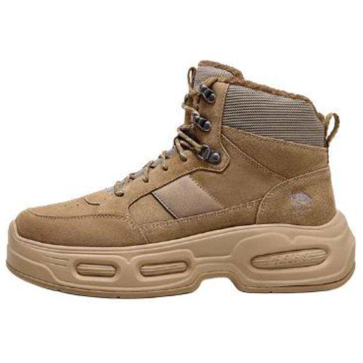 CAMEL CAMEL Top Grain Pig Leather Combat Boots 6cm Men's
