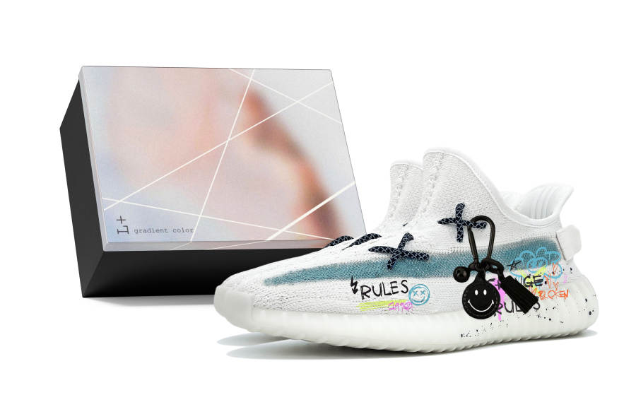 Adidas Originals Yeezy Boost 350 V2 Low top Casual Shoes Unisex White