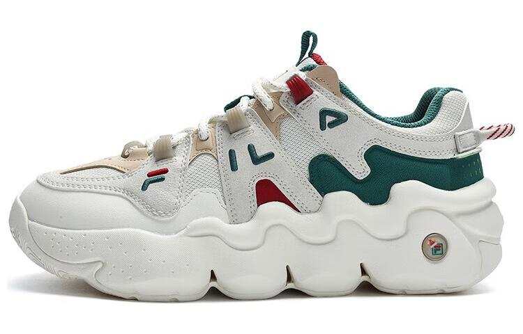 FILA Panini Xmas Shoes 'White Green Red' Women's
