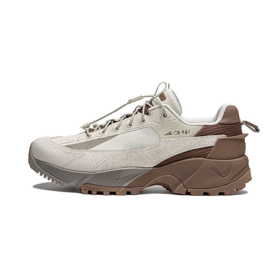 Li-Ning Li Ning Outdoor CF Tracing, Wild Xingshan PRO Cushioning Waterproof Low top Casual Shoes Men's Gray Brown