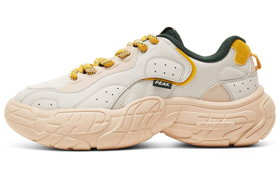 PEAK Taichi Tire Shoes Casual Shoes Men's Low Top Mist Gray