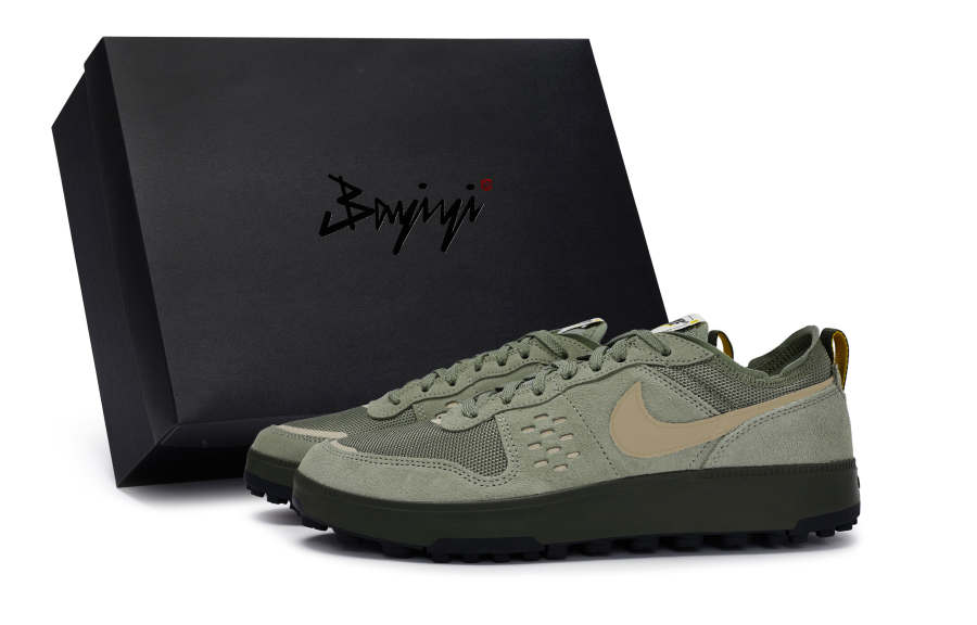 Nike Nike C1TY Slip Resistant Abrasion Resistant Slip Resistant Abrasion Resistant Low top Casual Shoes Unisex Green Yellow
