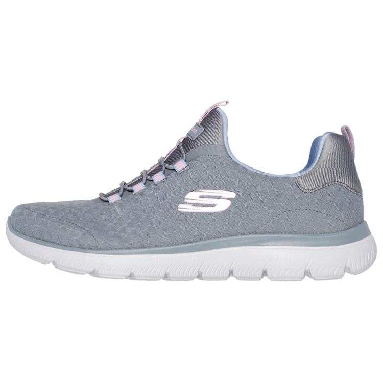 Skechers Summits Abrasion Resistant Abrasion Resistant Low top Casual Shoes Women's Gray