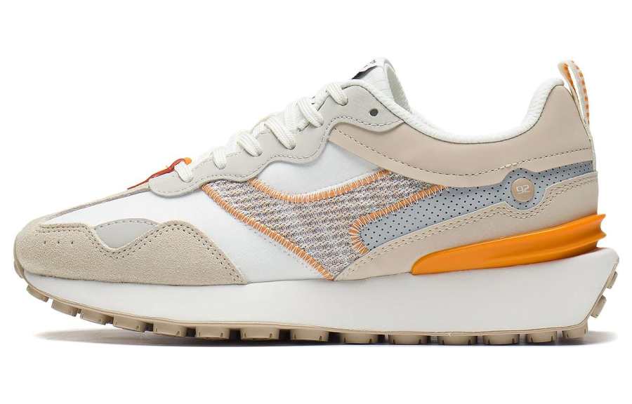 Li-Ning Li Ning Rebound Slip Resistant, Abrasion Resistant, Breathable Low top Sports Casual Shoes Women's White Gray