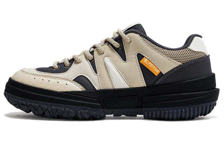 FEIYUE Comfortable Round Toe Abrasion-Resistant Abrasion-Resistant Low-top Casual Shoes Unisex Beige Blue Gray