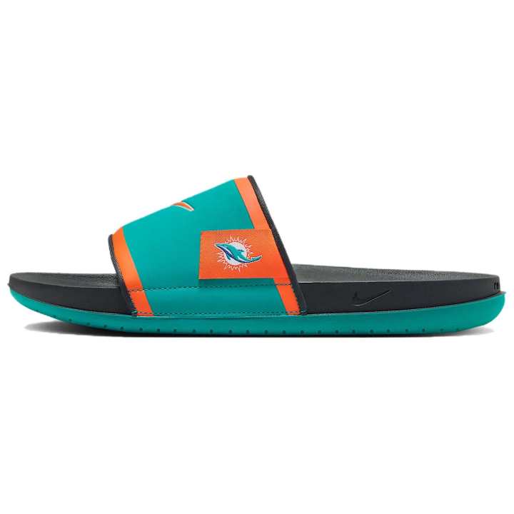 Nike Nike Offcourt Slip Resistant Slide Slippers Unisex Black Green