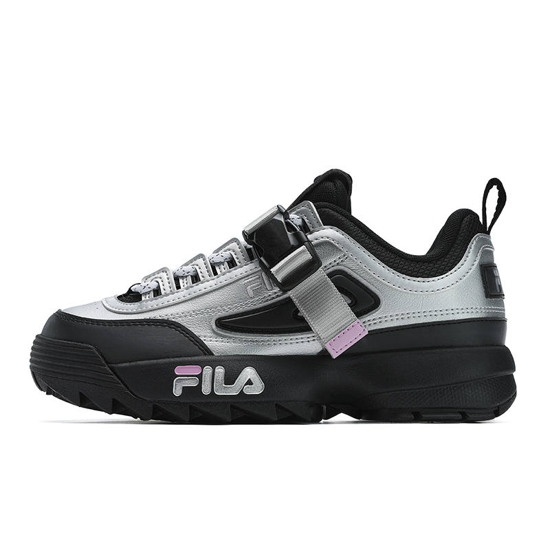 FILA Disruptor 2 Low top Casual Shoes Women's Silver Black