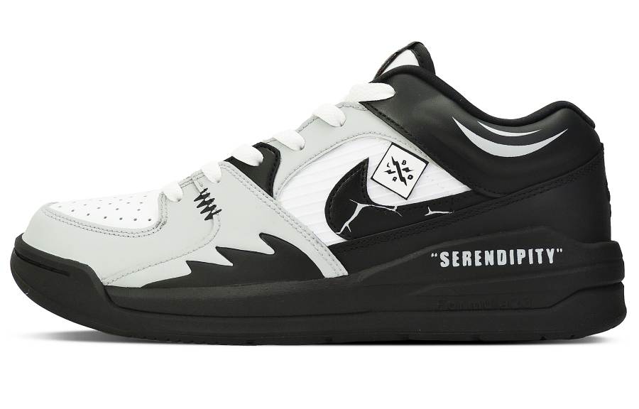 Jordan Jordan Stadium 90 Magnetic Effect, Black Warrior Low top Casual Shoes Men's Black Gray