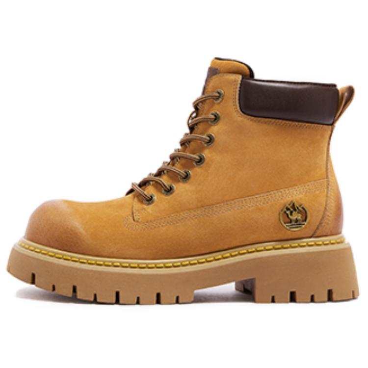 CAMEL CAMEL Mountain Climber Short Combat Boots 5cm Women's