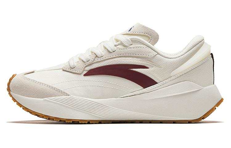 Anta Rock Candy Slip Resistant And Breathable Slip Resistant And Breathable Low top Casual Shoes Women's Beige