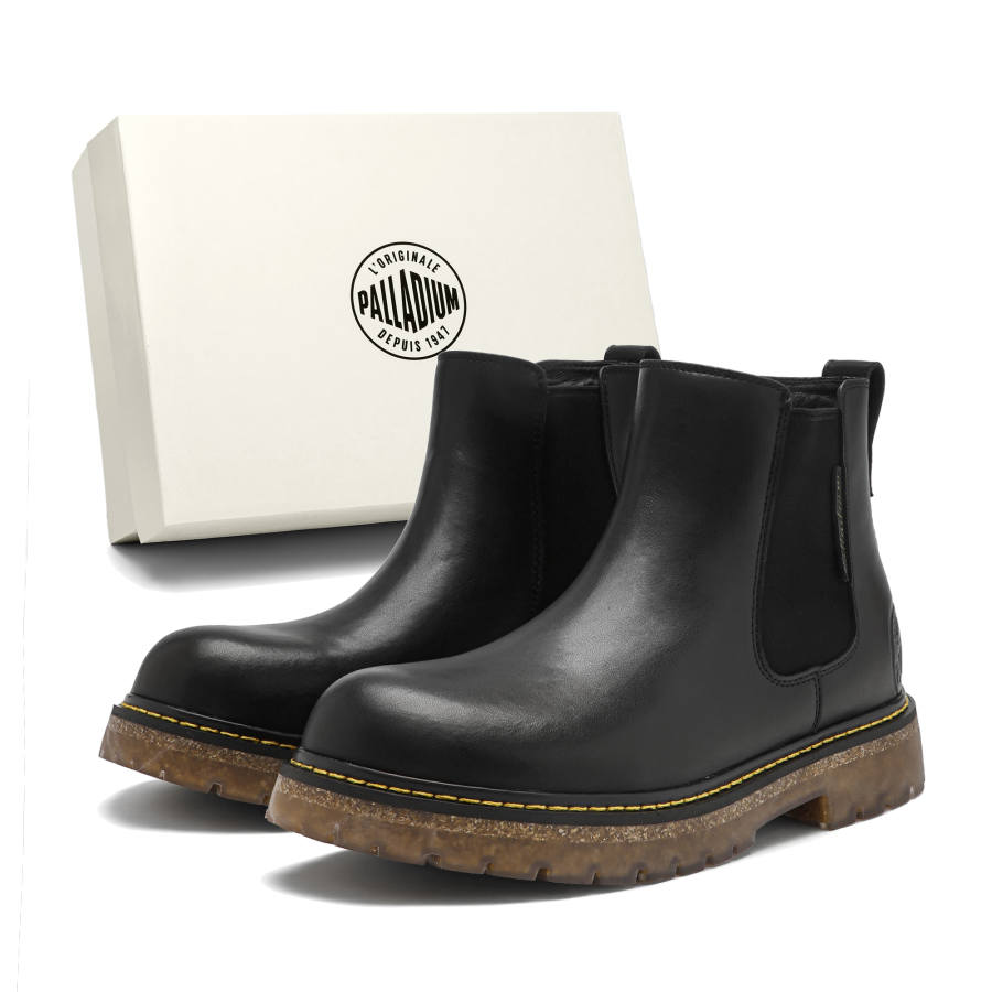 Palladium Palladium Short Combat Boots Medium Heel Men's