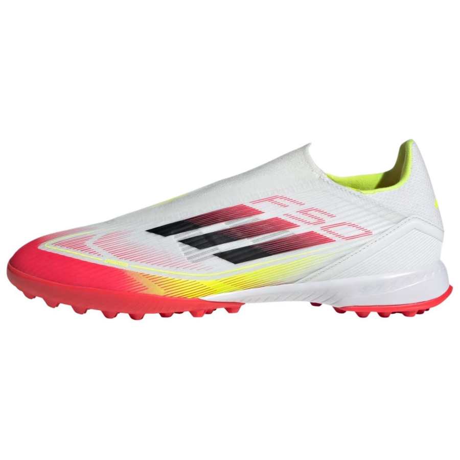 Adidas Adidas F50 League Slip Resistant Abrasion Resistant Soccer Shoes Unisex White Red