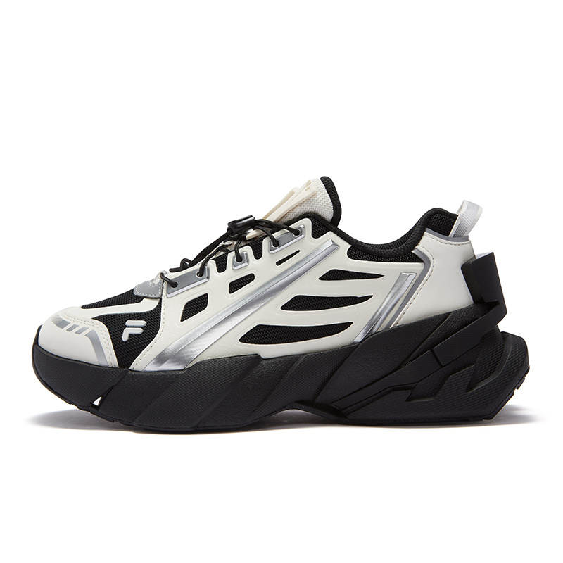FILA FUSION TI 22 Abrasion Resistant Low top Casual Shoes Women's Black White