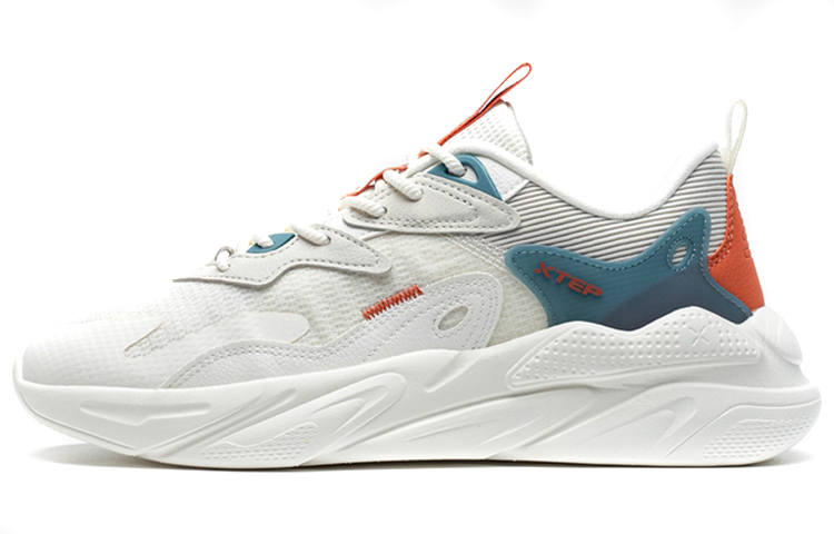 XTEP Textile, Synthetic Leather, TPU Slip Resistant, Abrasion Resistant, Breathable Low top Sports Casual Shoes Men's