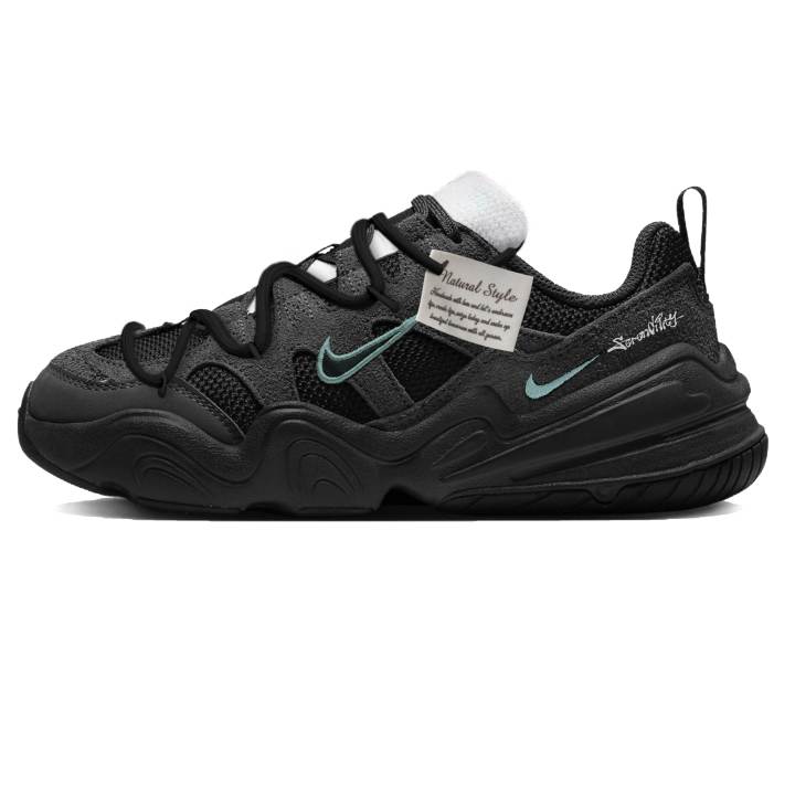 Nike Nike Tech Hera Turquoise Abrasion Resistant Low top Casual Shoes Unisex Black