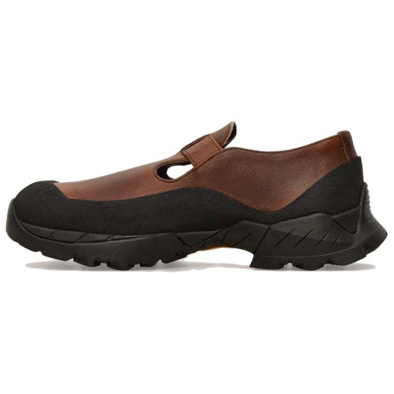ROA Versatile Cushioning Abrasion Resistant Cushioning, Wear Resistant Low top Casual Shoes Unisex Brown Black