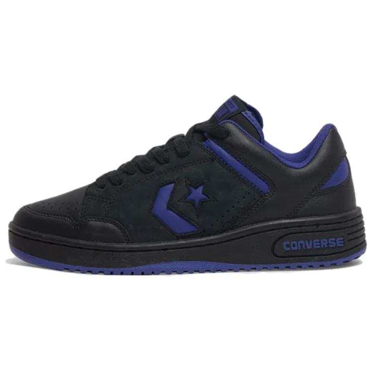 Converse WEAPON Abrasion Resistant Abrasion Resistant Low top Casual Shoes Unisex Black Blue