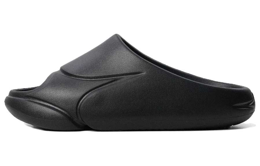 1807 Slide Slippers Unisex Charcoal Black/Milk White/Bright Orange/Khaki