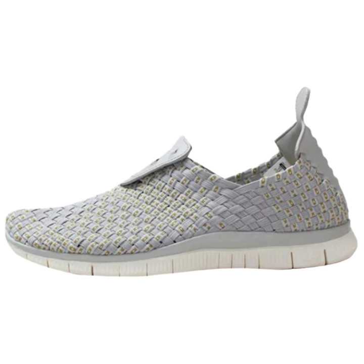 Nike Nike Woven Slip Resistant Abrasion Resistant Low top Casual Shoes Men's Gray
