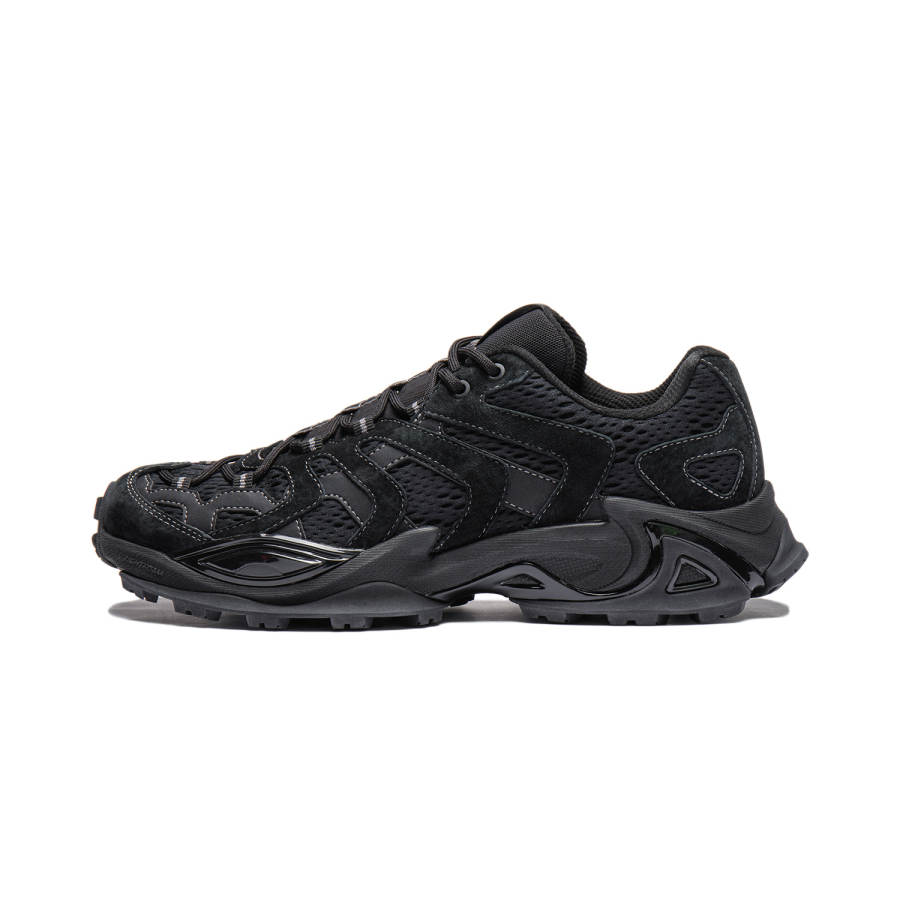 Li-Ning Li Ning Cat Paw CRC Cushioning Abrasion Resistant Cushioning, Wear Resistant Low top Casual Shoes Unisex Black
