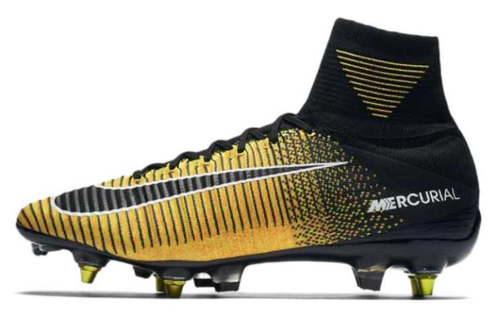 Nike Nike Mercurial Superfly 5 Soccer Shoes Men's High Top Black/Yellow