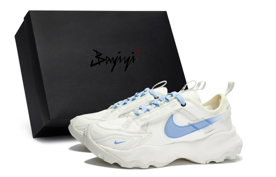Nike Nike TC 7900 Slip Resistant Abrasion Resistant Low top Casual Shoes Women's Sail White Blue