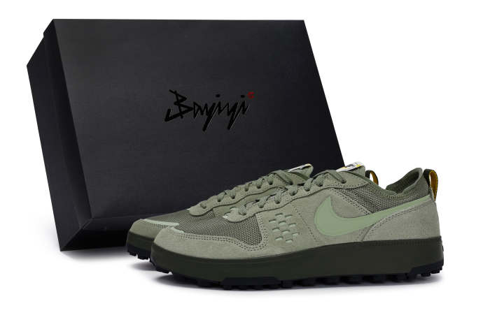 Nike Nike C1TY Slip Resistant Abrasion Resistant Slip Resistant Abrasion Resistant Low top Casual Shoes Unisex Gray Green