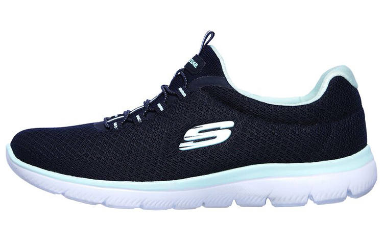 Skechers Summits Textile, Mesh Low top Casual Shoes Women's Blue