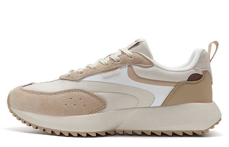 XTEP Casual Shoes Women's Low Top Paper Brown/Tea White/Sail White