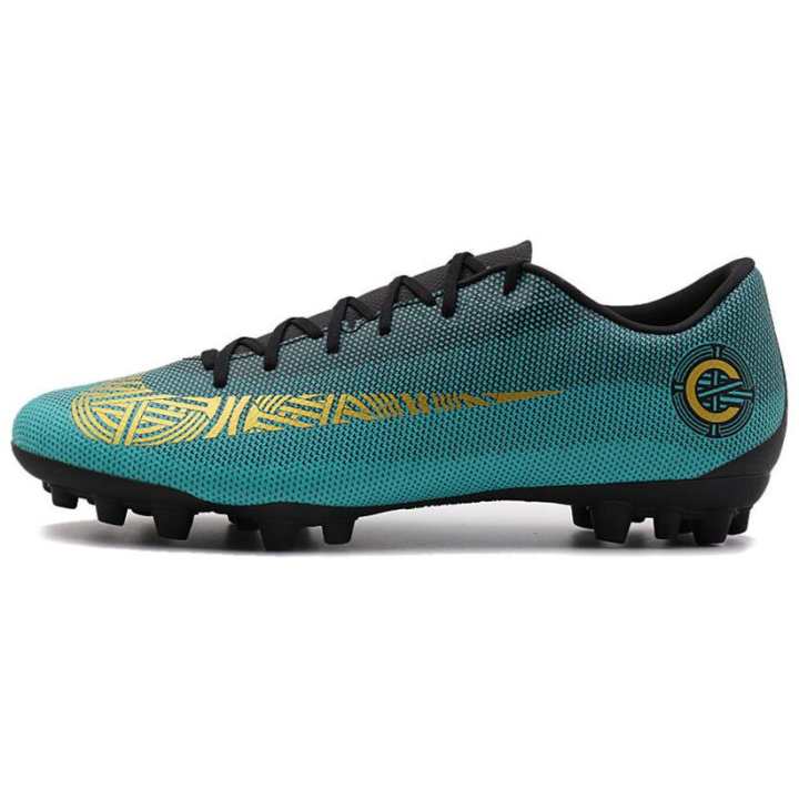 Nike Nike Slip Resistant Abrasion Resistant Soccer Shoes Men's Cyan
