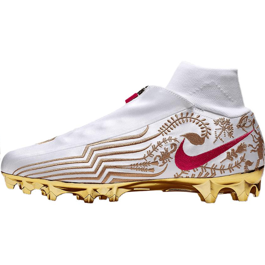 Nike Odell Beckham Jr x Nike Vapor Untouchable Pro 3 Soccer Shoes Men's White Gold