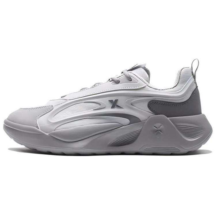 XTEP Meteorite TD Comfortable Cushioning Lightweight Cushioning Lightweight Low top Casual Shoes Men's Gray