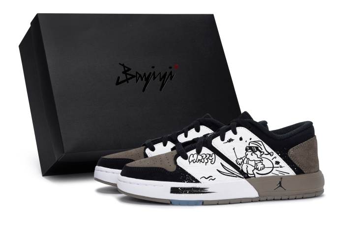 Jordan Jordan Nu Retro 1 811 Manufacturing, Snowtop Racing, Special Shoe Box Abrasion Resistant Slip Resistant