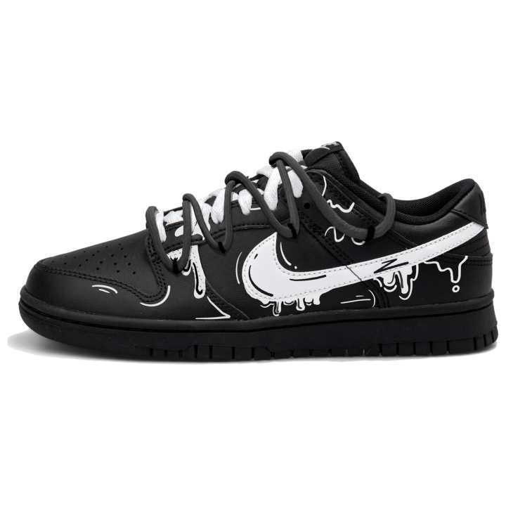 Nike Nike Dunk Low top Skateboard Shoes Men's Black