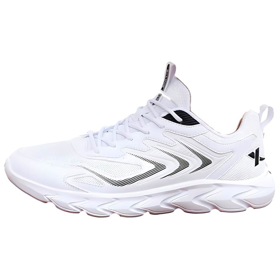 XTEP Slip Resistant, Abrasion Resistant, Lightweight Low top Casual Shoes Men's White