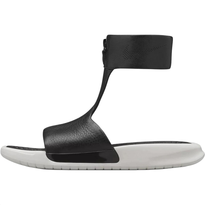 Nike Nike Benassi Cuff Lux Slide Black White Women's