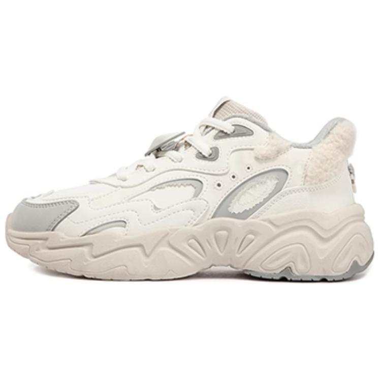 361° Deer Cushioning Slip Resistant Thermal Cushioning Slip Resistant Thermal Low top Casual Shoes Women's White Gray