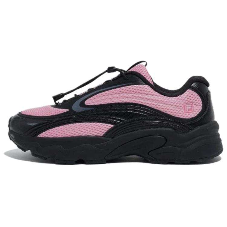 FILA PANTERA Abrasion Resistant Abrasion Resistant Low top Casual Shoes Unisex Pink Black