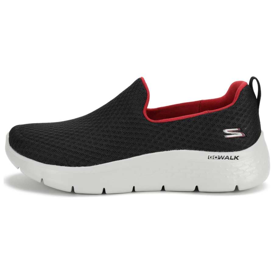 Skechers Go Walk Fle Cushioning Abrasion Resistant Cushioning, Wear Resistant Low top Casual Shoes Men's Black Red