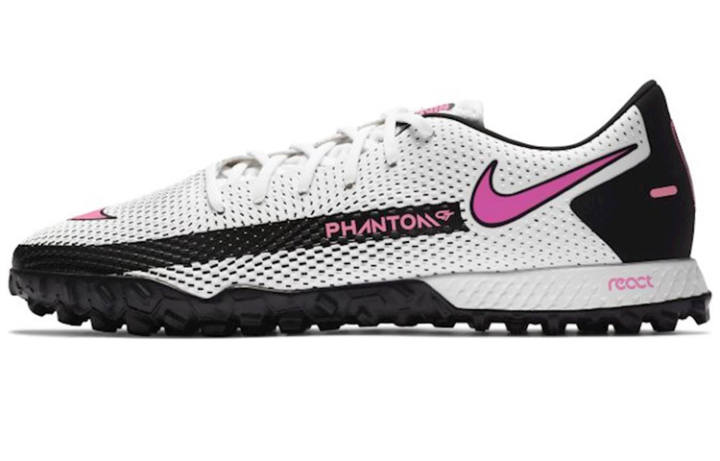 Nike Nike React Phantom Gt Pro Tf White Black Pink Blast