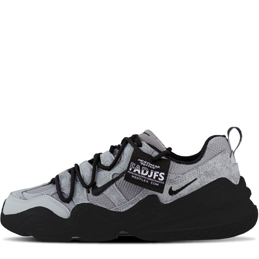 Nike Nike Tech Hera Cushioning Abrasion Resistant Breathable Support Low top Casual Shoes Unisex Black Gray