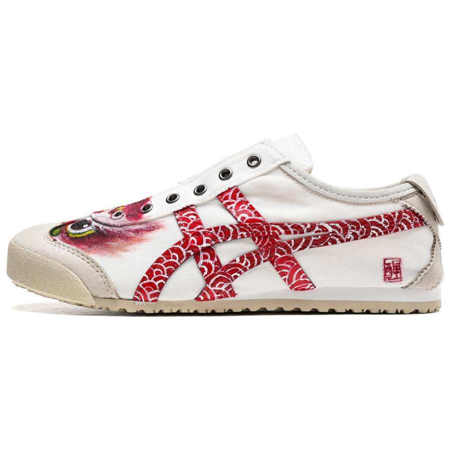 Onitsuka Tiger MEXICO 66 Painted Lion Dance Chinese Style Slip Resistant, Abrasion Resistant, Breathable
