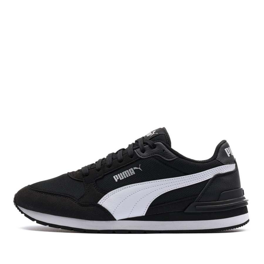PUMA ST Runner V4 Cushioning Low top Casual Shoes Unisex Black White