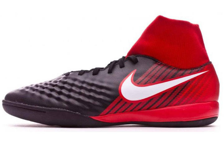 Nike Nike MAGISTAX ONDA II Soccer Shoes Men's Mid Top Black/Red
