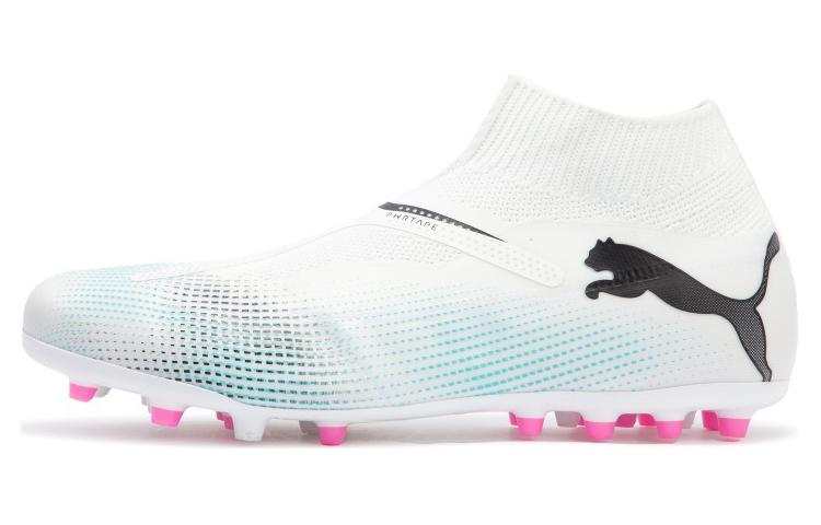 PUMA FUTURE 7 MATCH MG Multi Ground Soccer Shoes Men's White Blue
